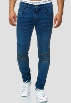 Budget 🛒 INDICODE JEANS Jean Slim - Dark Blue 😍