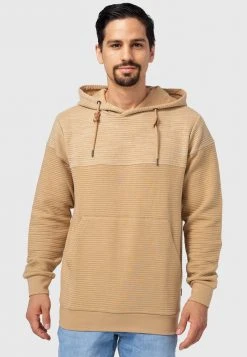 Meilleur prix 🧨 INDICODE 🛒 JEANS SAUNDERS - Sweat à Capuche - Cornstalk ⭐