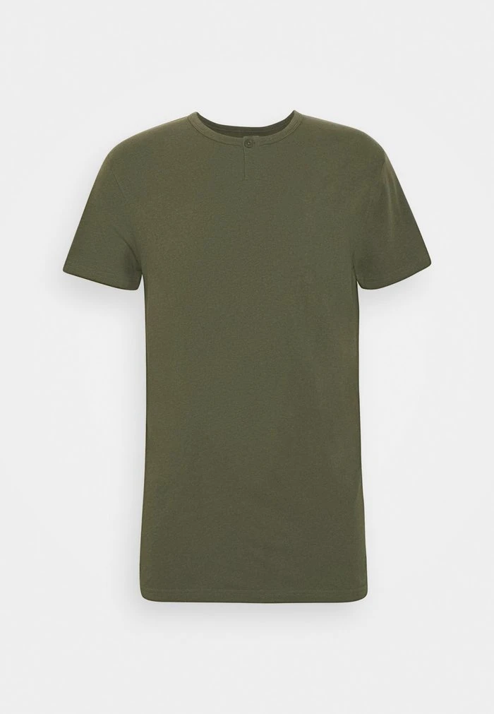 De gros 🌟 INDICODE 🎁 JEANS COHEN - T-shirt Basique - Army ⌛ – Image 6