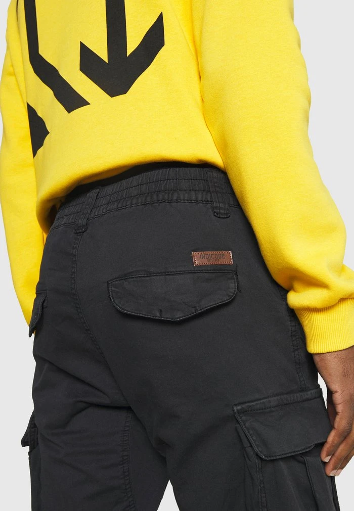 Promo đ€© INDICODE JEANS VILLANUVA - Pantalon Cargo - Black đ â Image 7