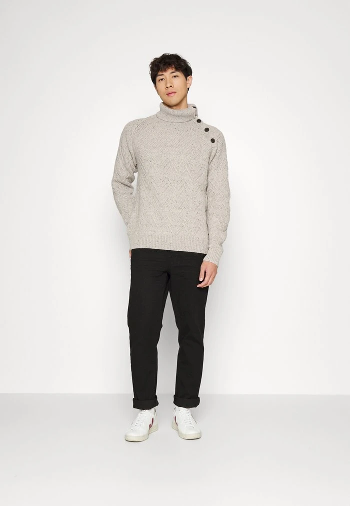 De gros đ INDICODE JEANS VARGAS - Pullover - Ecru Mix â â Image 2