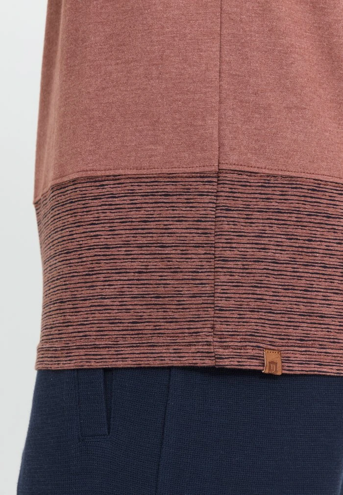 Vente flash 🎉 INDICODE 🥰 JEANS IDREMMOND - T-shirt Basique - Rootbeer ⌛ – Image 6