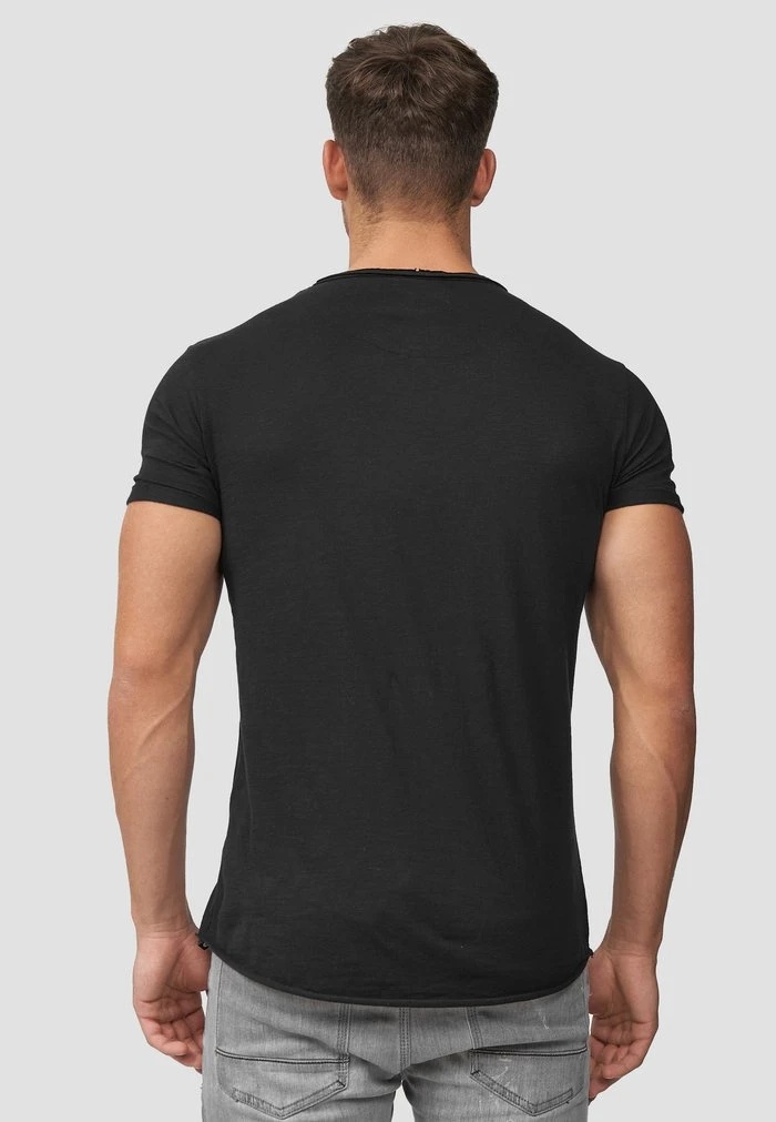 Promo đ„° INDICODE JEANS WILBUR - T-shirt Imprimé - Schwarz â€ïž â Image 3