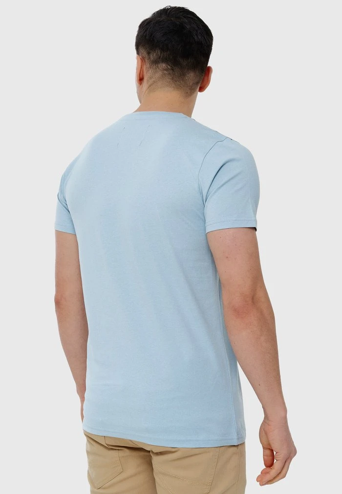 Acheter ⌛ INDICODE ❤️ JEANS T-shirt Imprimé - Blue Wave 👍 – Image 3