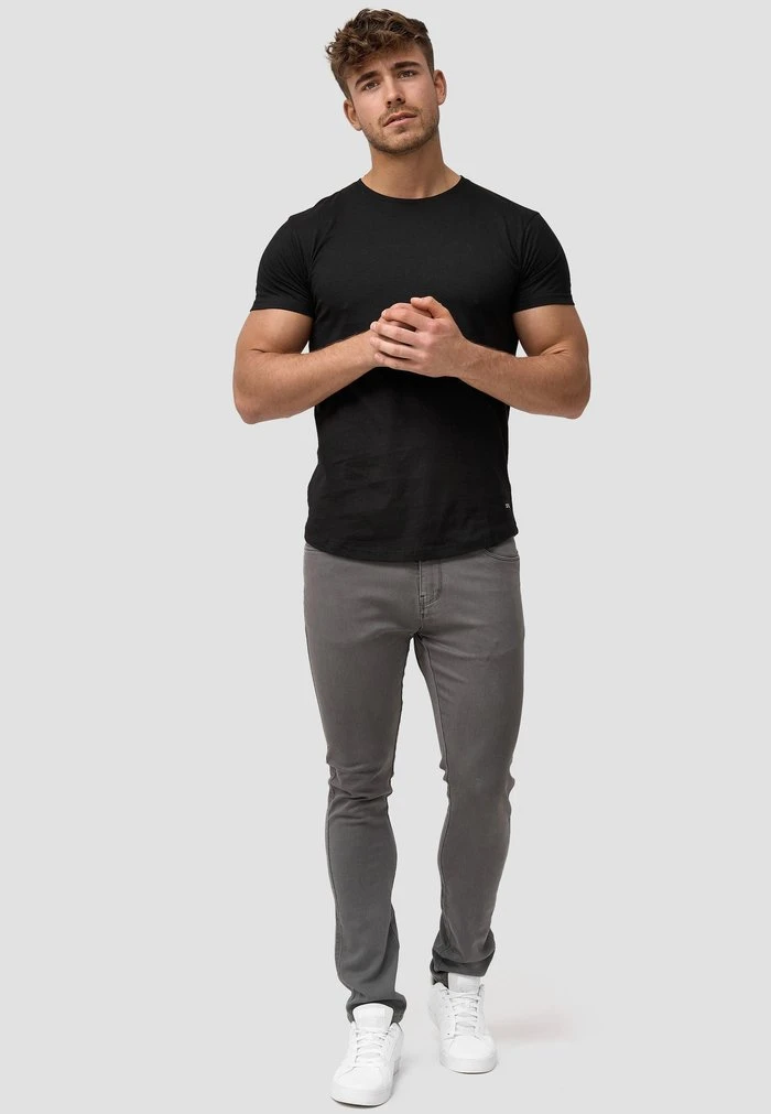 Budget 🥰 INDICODE JEANS MILOS - Jean Slim - Pewter 🧨 – Image 2