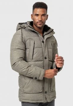 Coupon ✔️ INDICODE 💯 JEANS TUSCON - Veste D'hiver - Army Mix 😉