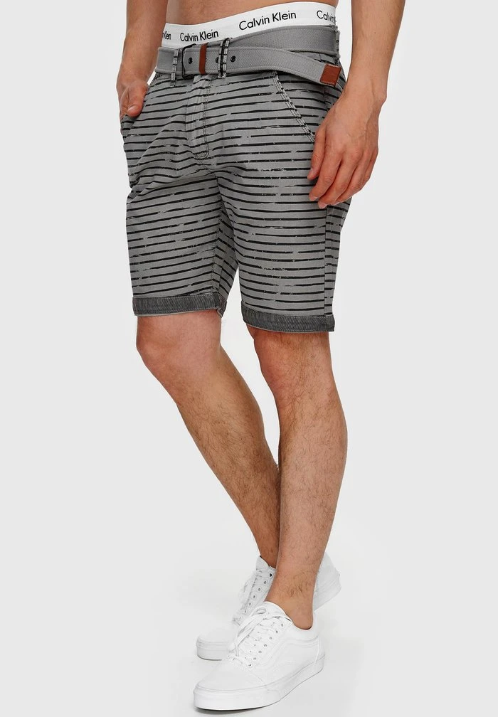 De gros ⭐ INDICODE JEANS ARROYO - Short - Lt Grey 😍 – Image 4