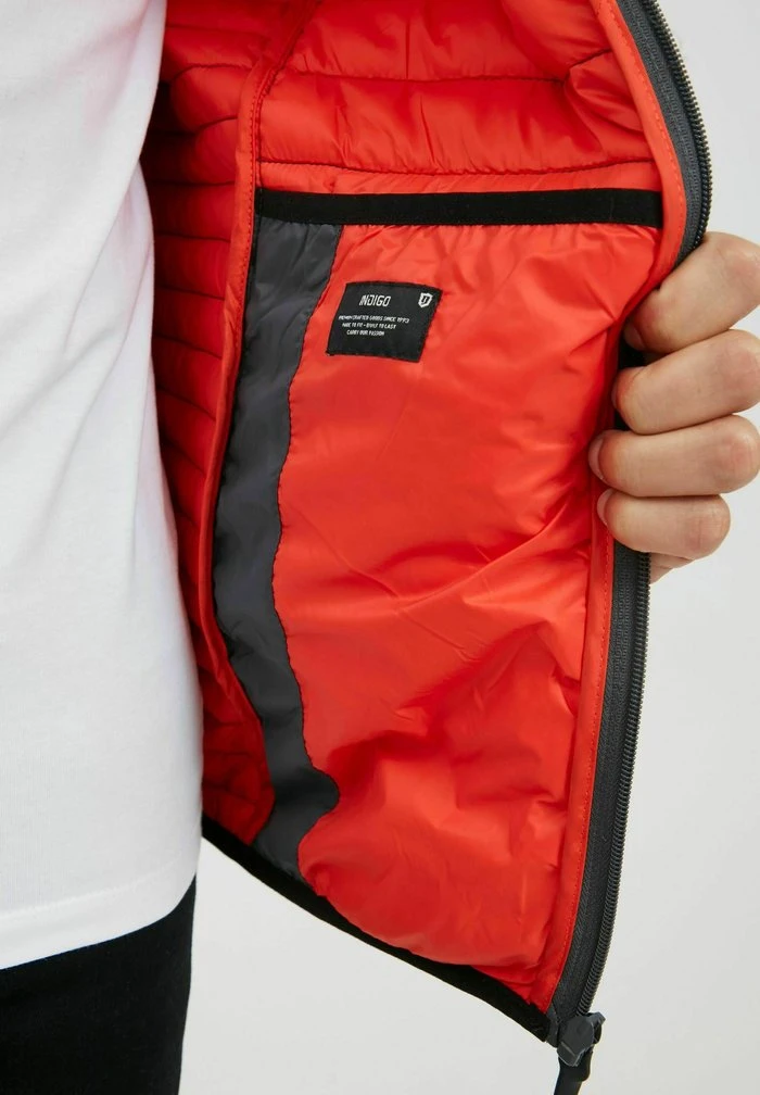 Bon marché 🥰 INDICODE JEANS IDDAVITH - Veste Mi-saison - Dark Grey 🥰 – Image 5