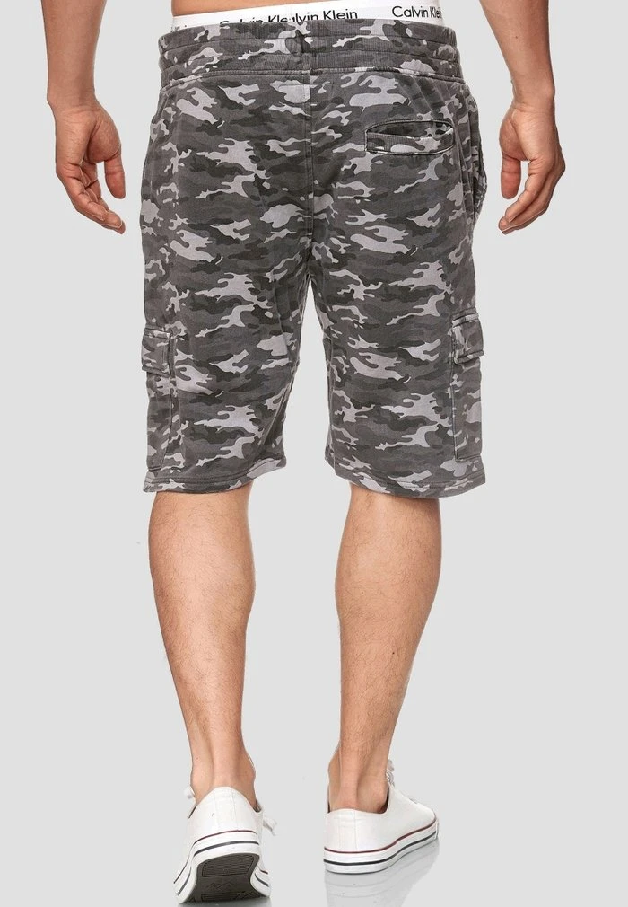 Meilleure vente 😍 INDICODE JEANS Short - Charcoal Mix ✨ – Image 3