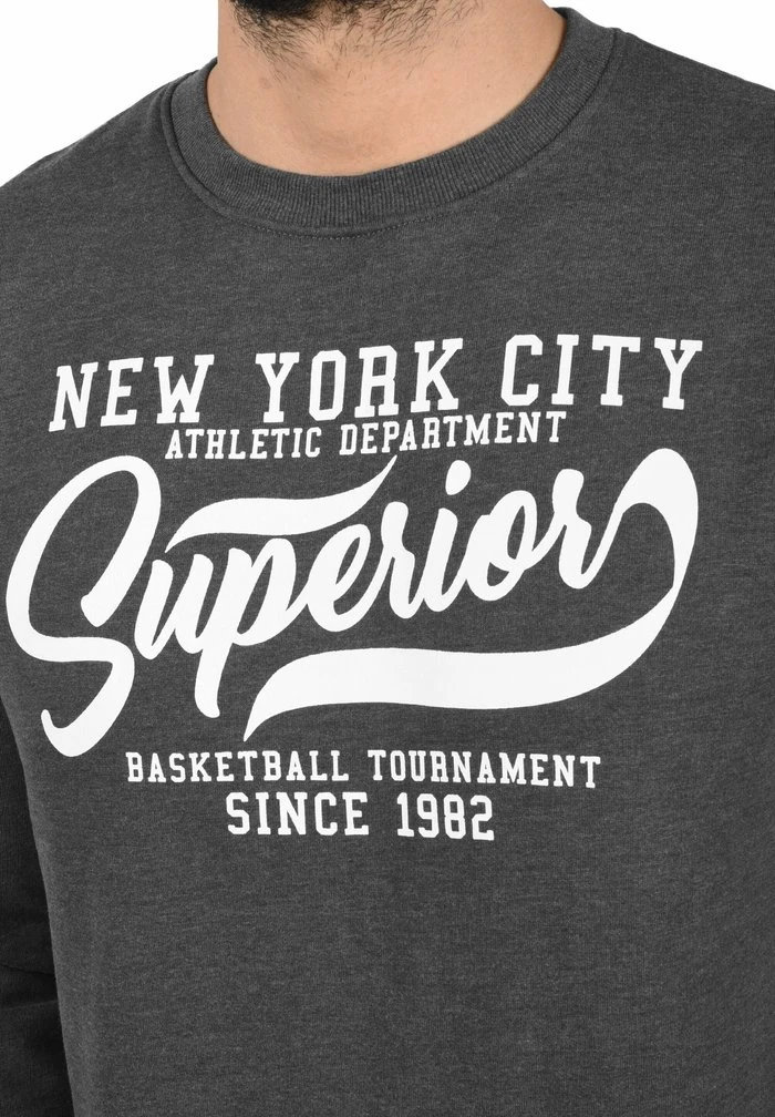 Nouveau ⭐ INDICODE 😀 JEANS IDGALILERO - Sweatshirt - Grey Mix 🎉 – Image 4