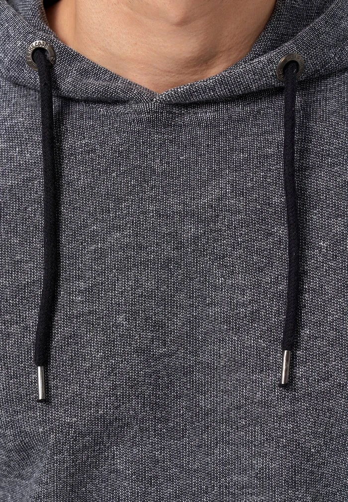 Sortie ⭐ INDICODE 👏 JEANS LONGIS - Sweat à Capuche - Black 🔔 – Image 4