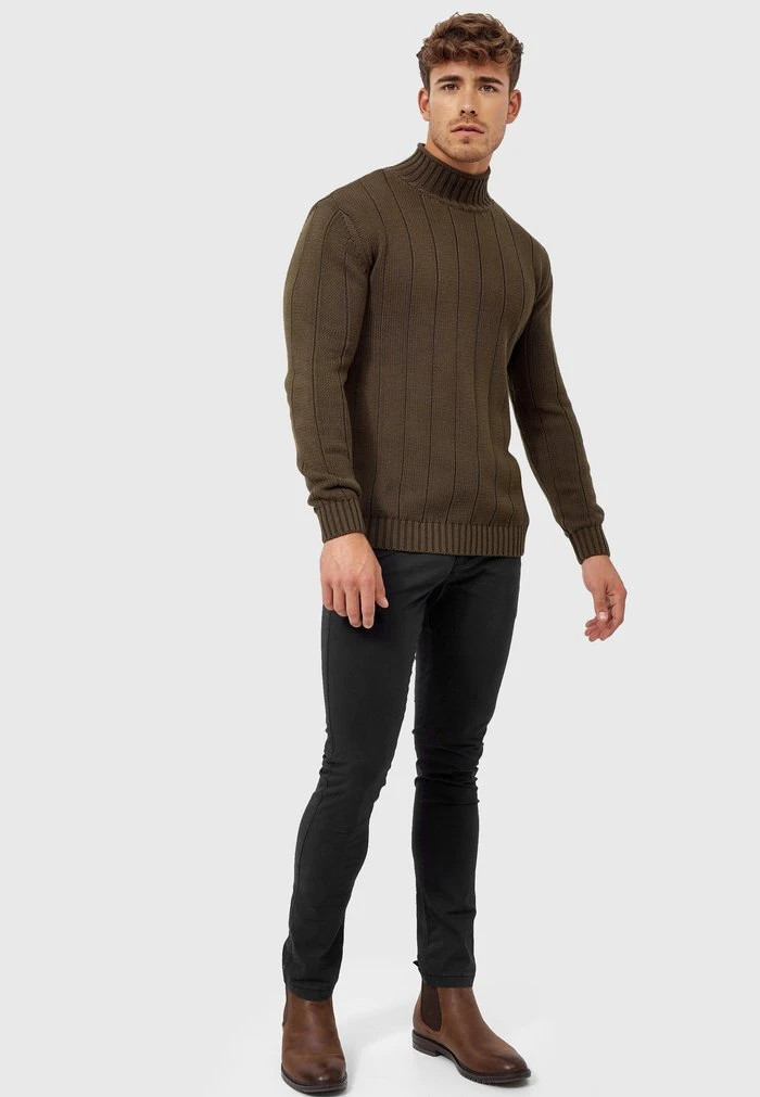 Les meilleures critiques de đ INDICODE JEANS ASPEN - Pullover - Army â€ïž â Image 2