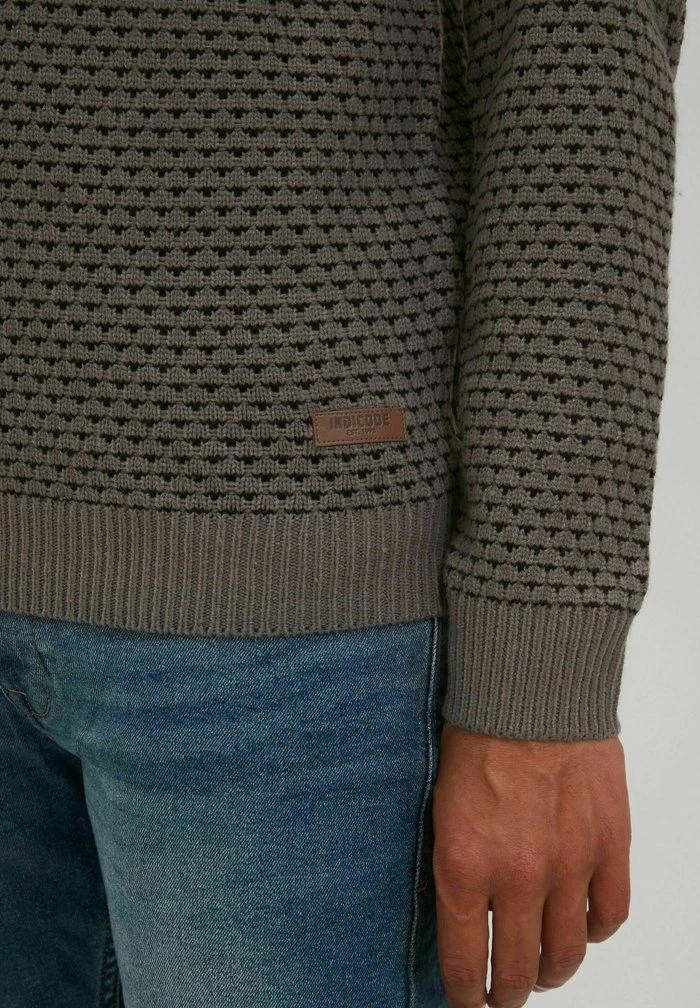 Meilleure vente đ§š INDICODE JEANS IDCOPPLER - Pullover - Pewter â€ïž â Image 4
