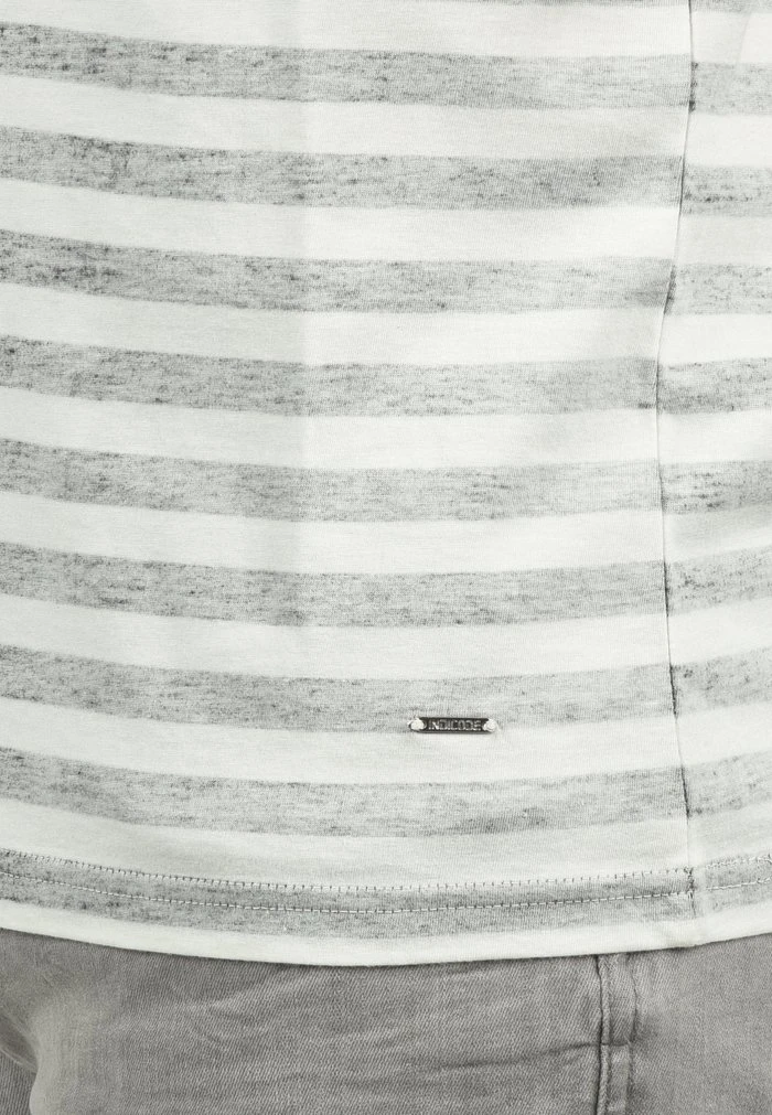 Vente flash 🥰 INDICODE JEANS IDRENI - T-shirt Imprimé - Black 😀 – Image 5