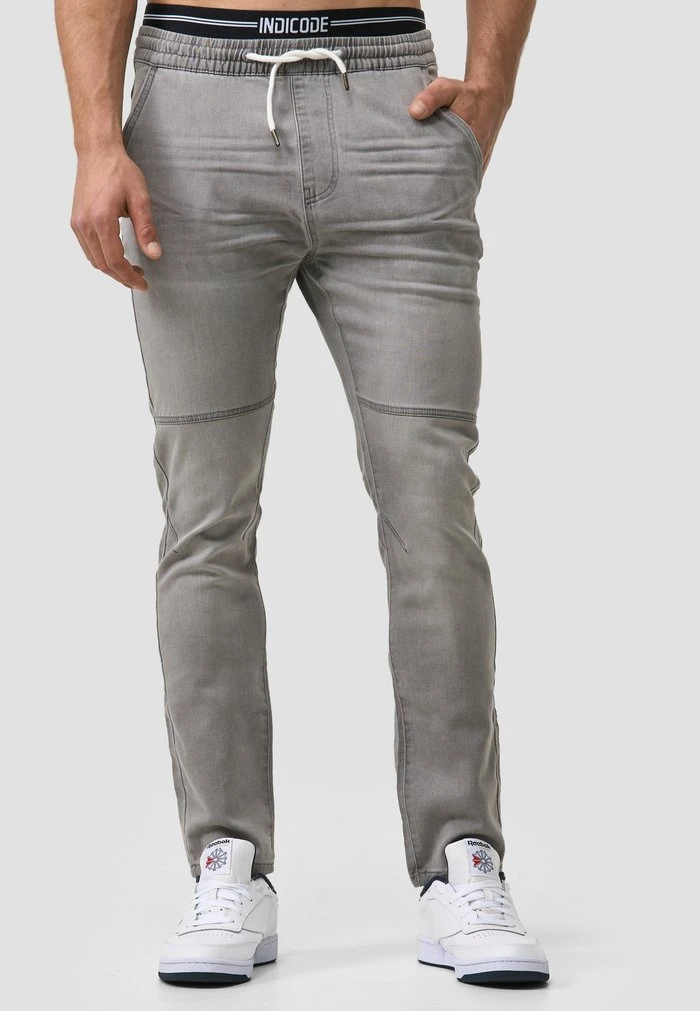 Nouveau 👏 INDICODE JEANS FABRIZIO - Jean Slim - Vintage Grey 🧨