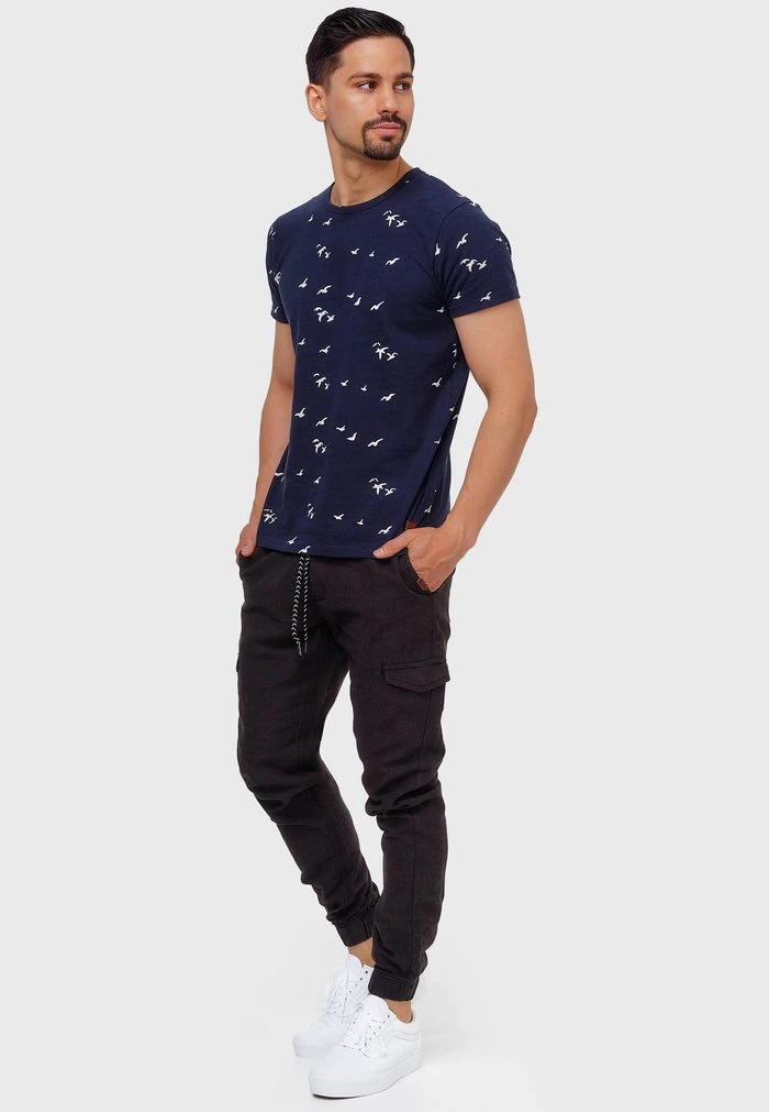 Offres 🧨 INDICODE JEANS BOOTH - Pantalon Cargo - Black 👍 – Image 2