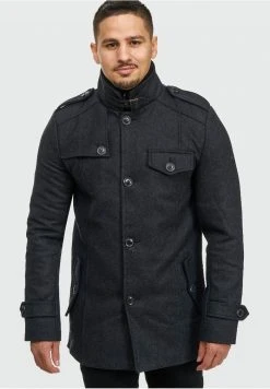 Coupon 🤩 INDICODE JEANS BRANDAN - Manteau Court - Anthracite ✔️
