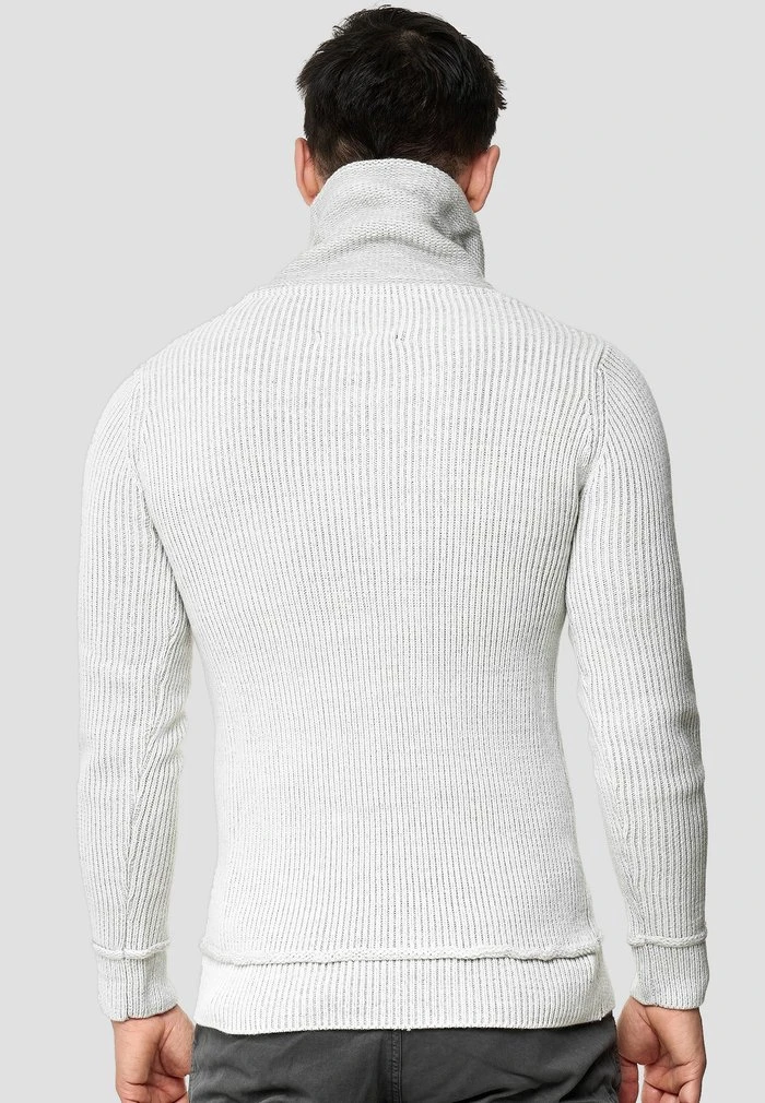 Meilleure vente ⌛ INDICODE JEANS DANE - Pullover - Off White 🌟 – Image 3
