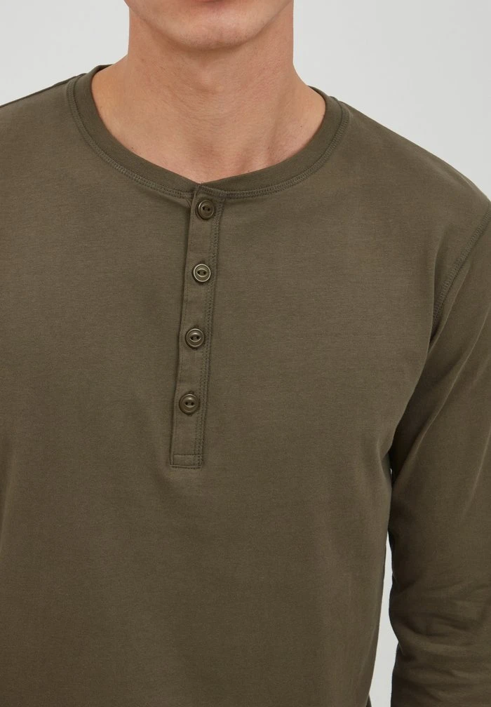 Top 10 ✔️ INDICODE ✔️ JEANS IDARMANDO - T-shirt à Manches Longues - Army 👍 – Image 4