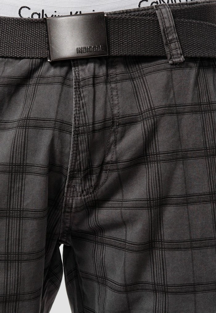 De gros ❤️ INDICODE 🥰 JEANS MONROE - Short - Raven Check 🤩 – Image 5