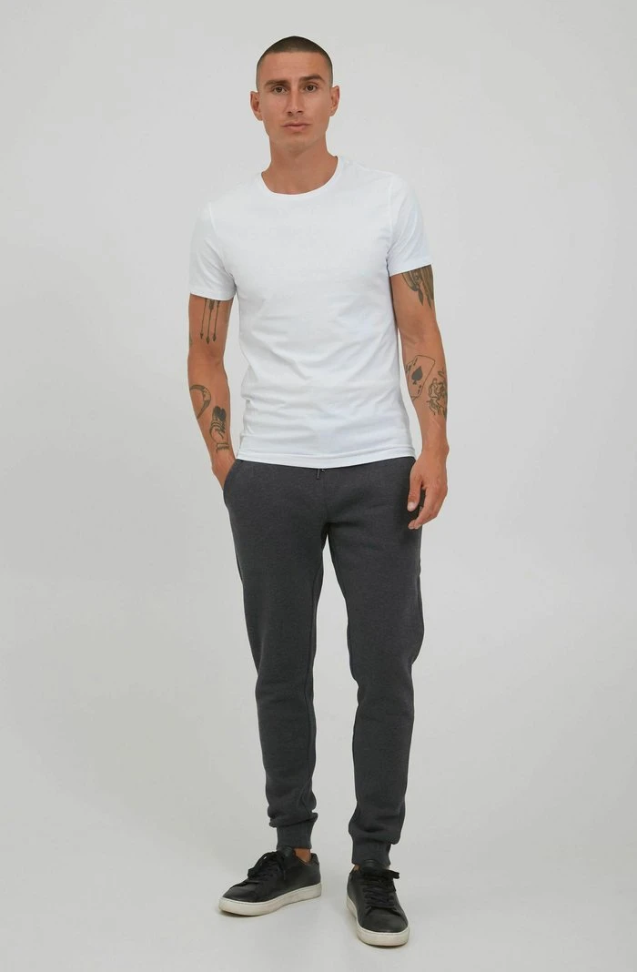 Promo 😀 INDICODE JEANS IDHULTOP - Pantalon De Survêtement - Charcoal Mix 🛒 – Image 2