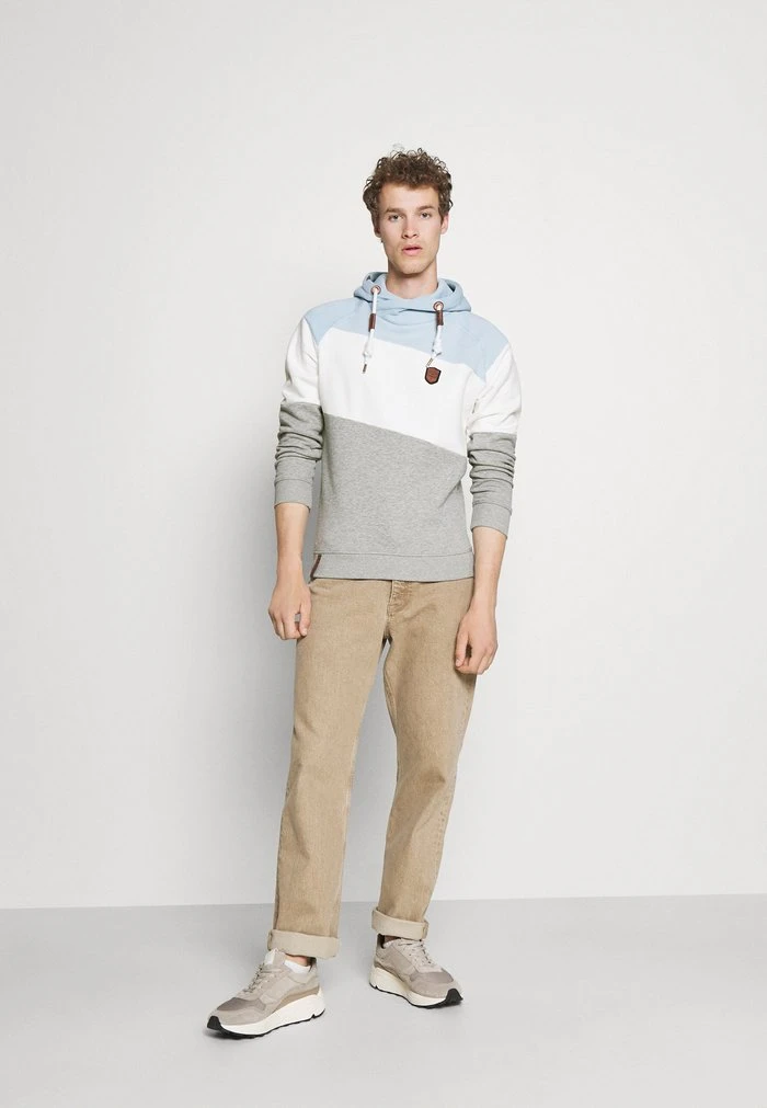 Bon marché 🔔 INDICODE 🥰 JEANS PESSAC - Sweat à Capuche - Skyblue ❤️ – Image 2