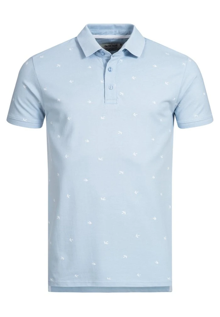 Vente flash 🥰 INDICODE 🧨 JEANS Polo - Light Blue ⭐ – Image 6