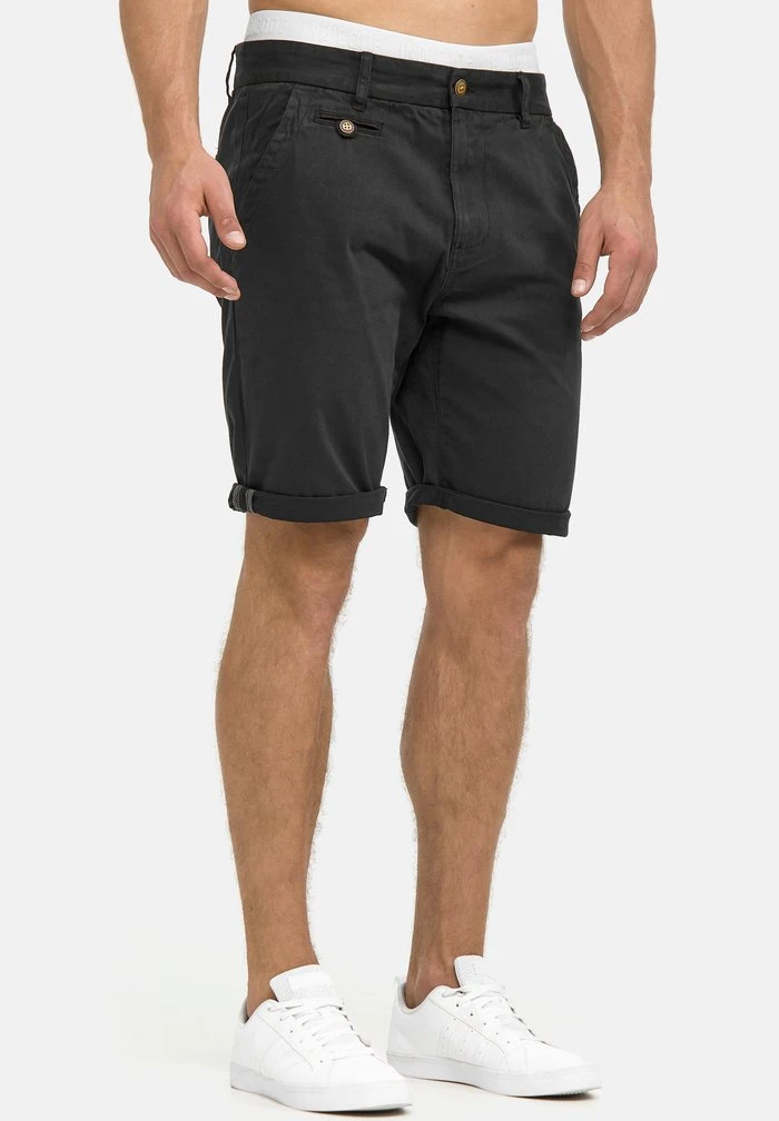 Tout neuf đ„° INDICODE JEANS CASUAL FIT - Short - Mottled Black đ â Image 5