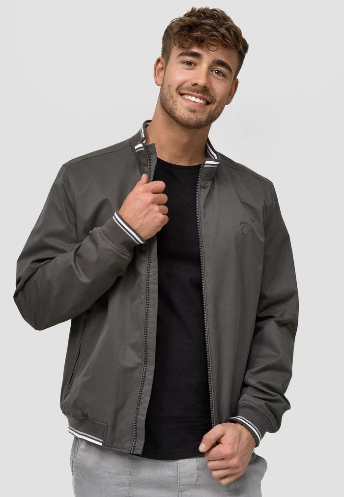 Meilleure vente 👏 INDICODE JEANS EDI - Blouson Bomber - Raven 👍 – Image 4