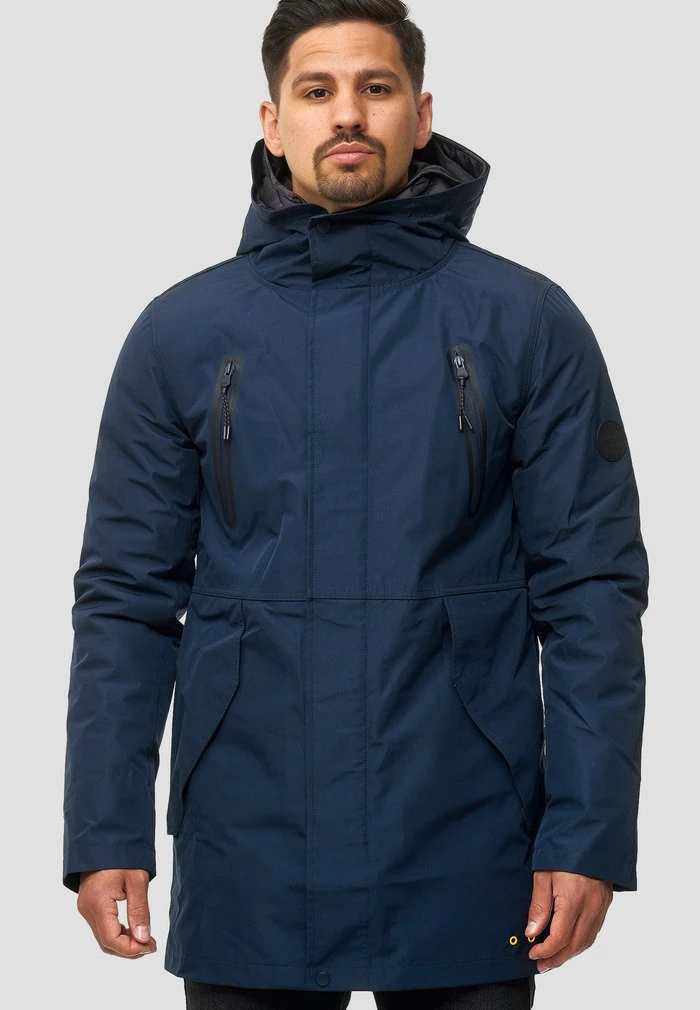 Nouveau ⭐ INDICODE 🧨 JEANS Veste D'hiver - Navy ❤️ – Image 4