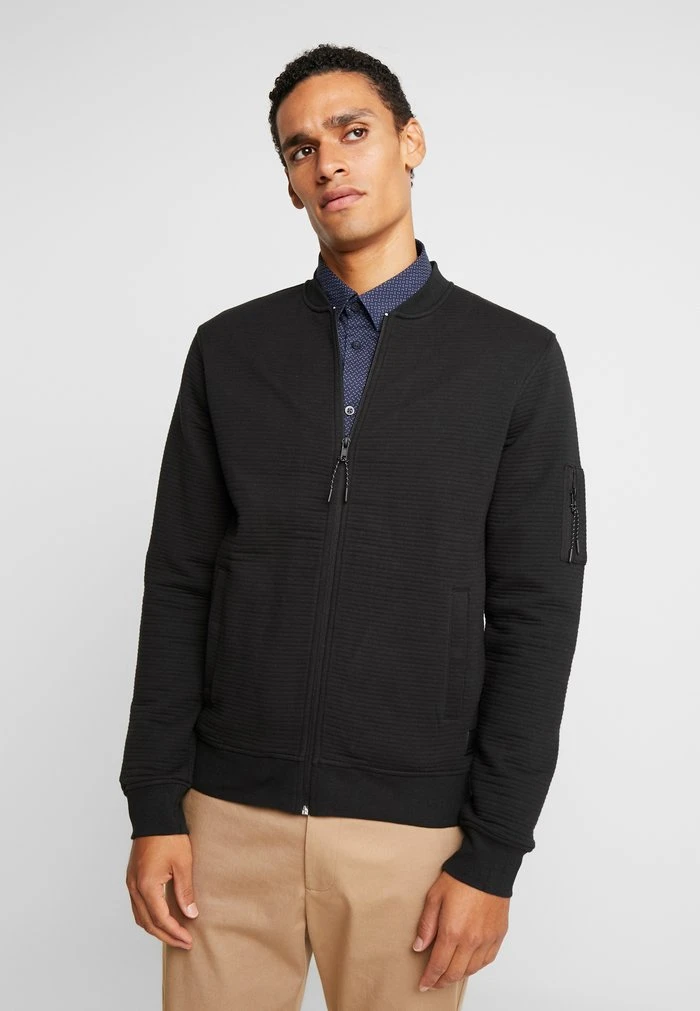 Meilleure vente ⭐ INDICODE 😍 JEANS LANYARD - Sweat à Capuche Zippé - Black ❤️