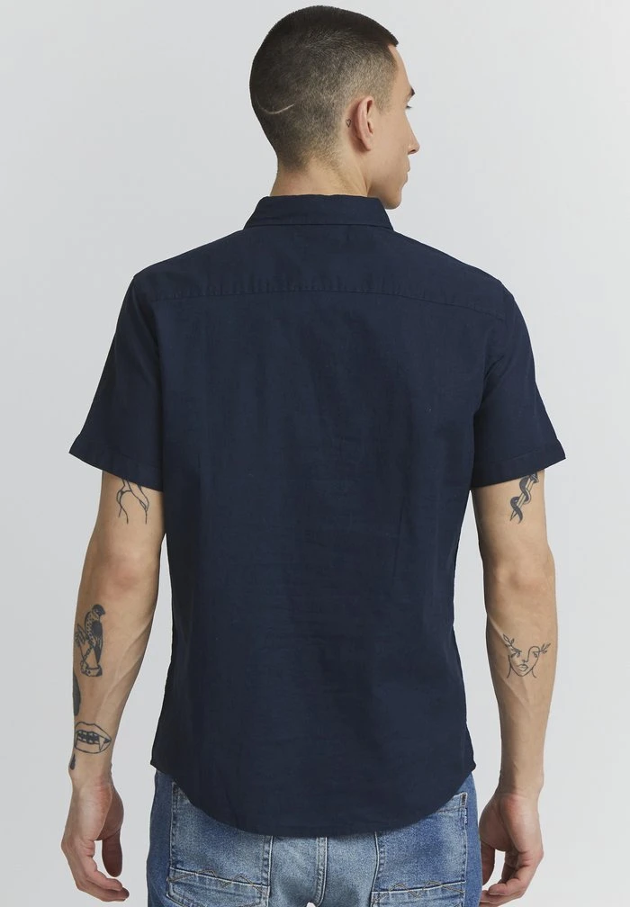 Budget 🔥 INDICODE 🌟 JEANS Chemise - Navy ❤️ – Image 3