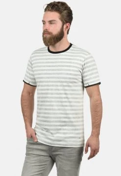 Vente flash 🥰 INDICODE JEANS IDRENI - T-shirt Imprimé - Black 😀