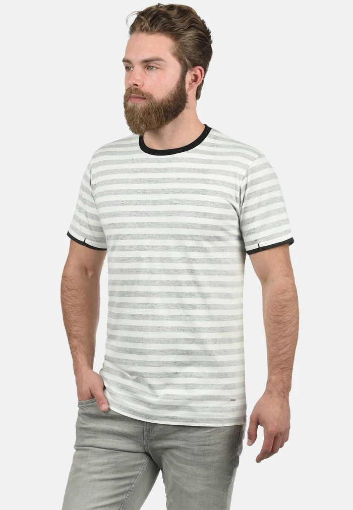 Vente flash 🥰 INDICODE JEANS IDRENI - T-shirt Imprimé - Black 😀