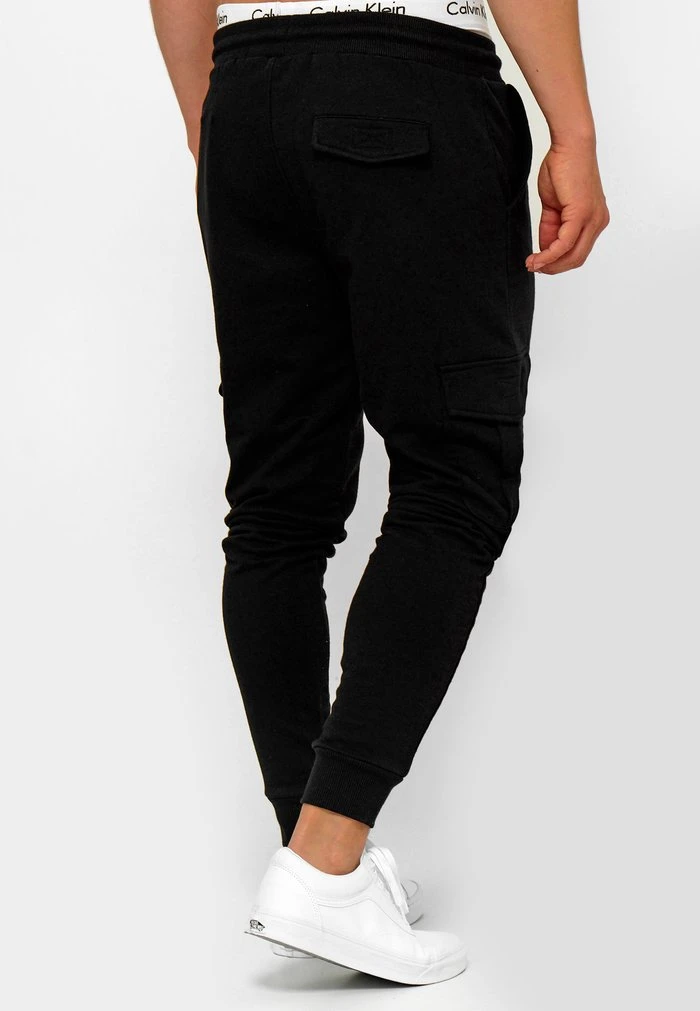 Vente flash ⌛ INDICODE ⌛ JEANS DIEGO - Pantalon De Survêtement - Black 💯 – Image 2