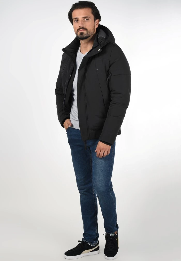 Promo 🎁 INDICODE JEANS IDMADOT - Veste D'hiver - Black ✨ – Image 2