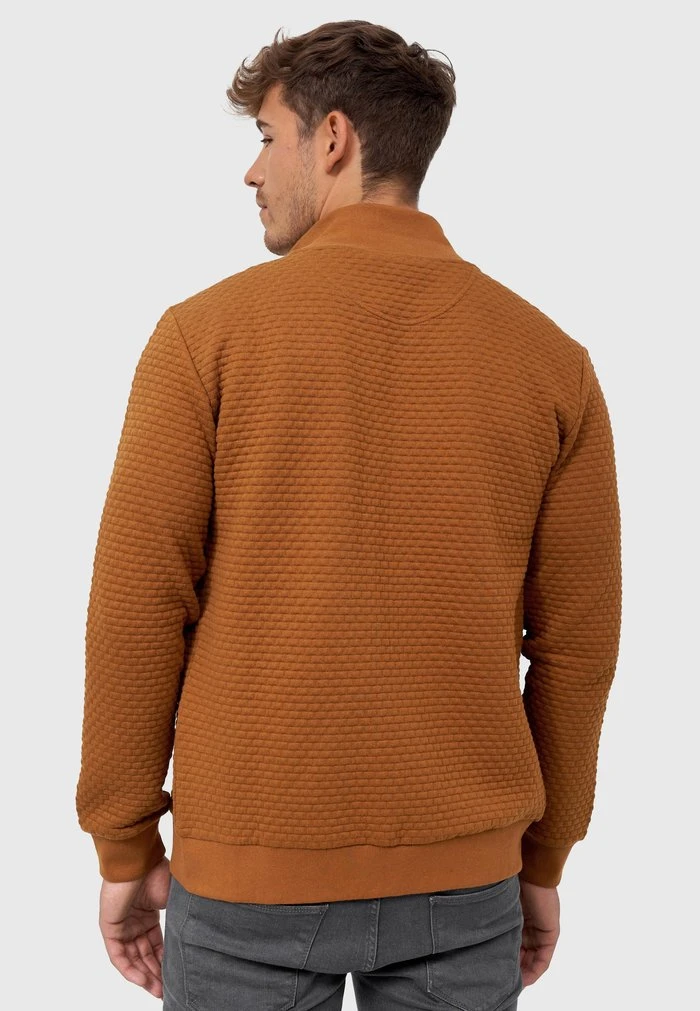 Tout neuf ⭐ INDICODE ❤️ JEANS BERMIE - Sweat à Capuche Zippé - Mottled Brown ⭐ – Image 3