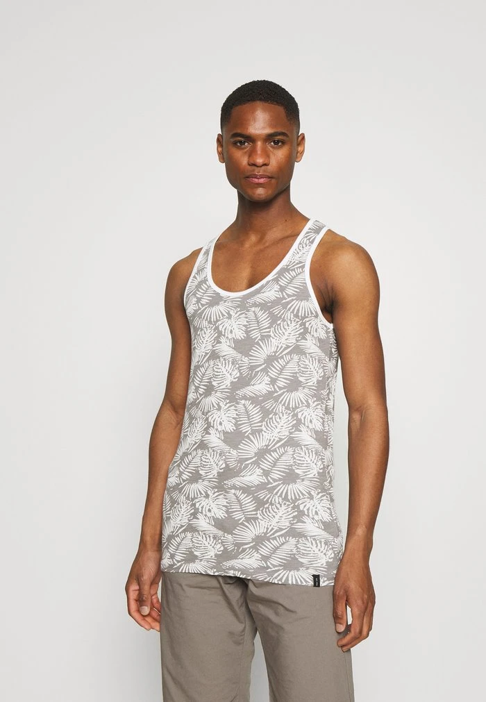 Le moins cher 👍 INDICODE JEANS BREW - Débardeur - Light Grey ❤️