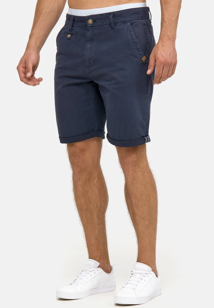 Vente flash đ„ INDICODE JEANS CASUAL FIT - Short - Blau Navy â â Image 5