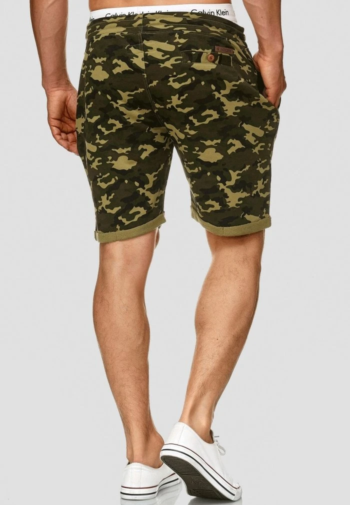 Meilleur prix 👍 INDICODE JEANS ALDRICH - Short - Dark Green 👏 – Image 2