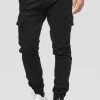 Meilleure vente 🤩 INDICODE JEANS Pantalon Cargo - Black ✔️