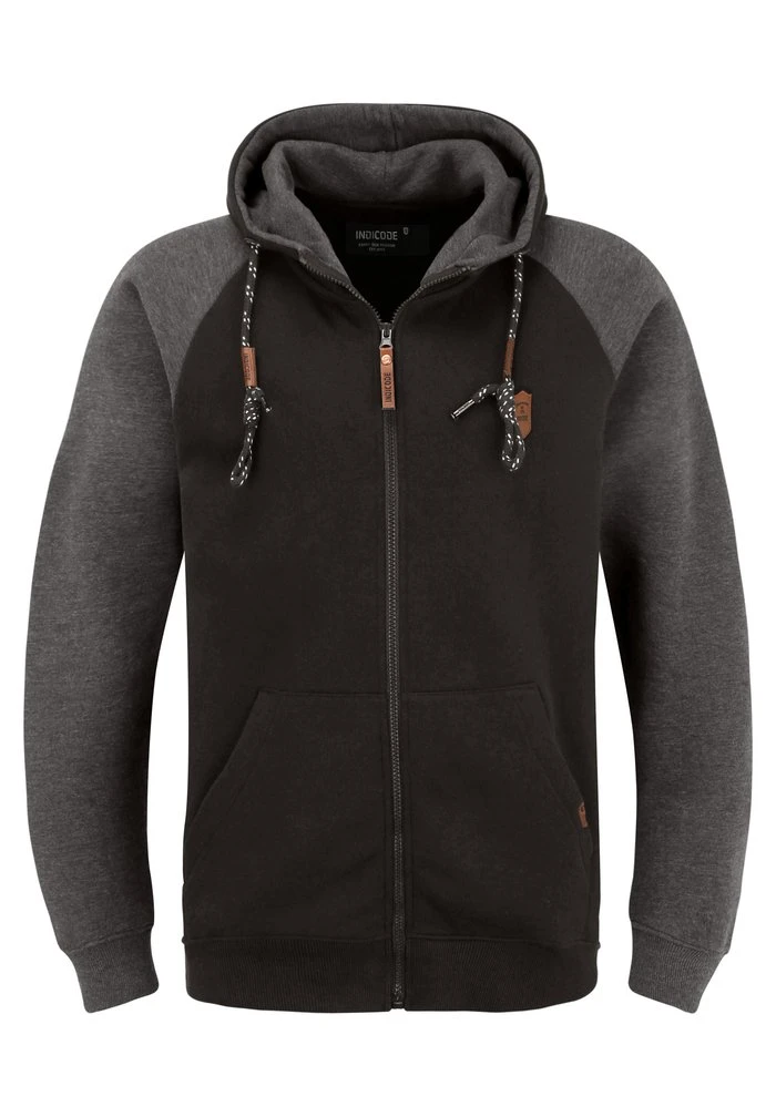 Meilleure vente đ„ INDICODE JEANS IDTERENCE - Sweat à Capuche Zippé - Black đ â Image 6