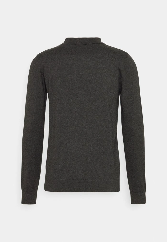 Nouveau ⌛ INDICODE 🧨 JEANS BARNER - Polo - Charcoal Mix 😉 – Image 2