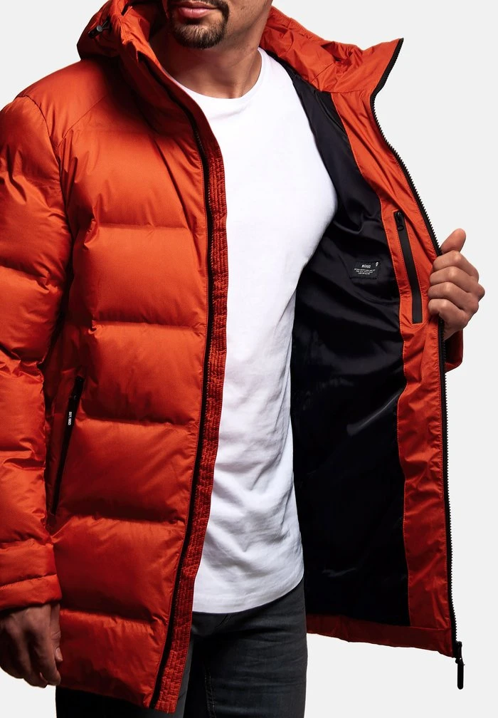 Meilleure vente đ„ INDICODE JEANS Veste D'hiver - Orangeade â€ïž â Image 7