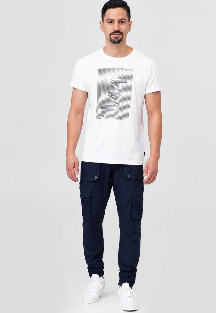 Nouveau ❤️ INDICODE 🎁 JEANS Pantalon Cargo - Navy ⌛ – Image 2