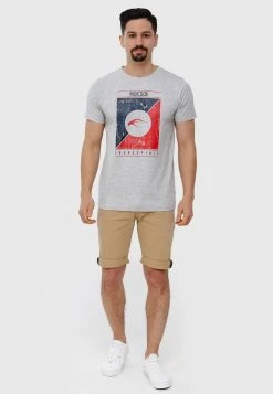 Les meilleures critiques de 🎁 INDICODE 🔥 JEANS T-shirt Imprimé - Lt Grey Mix ❤️