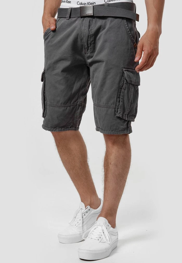 Meilleur prix 🤩 INDICODE JEANS MONROE - Short - Iron 🔔